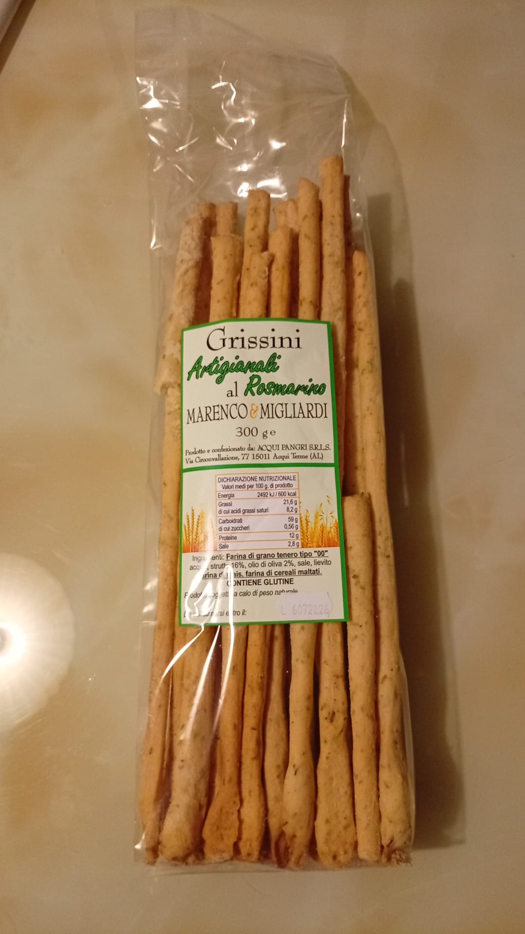 Grissini lavorati a mano